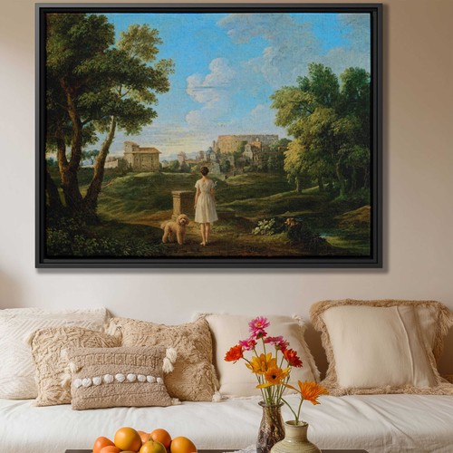 Toy poodle oil painting canvas - toy,